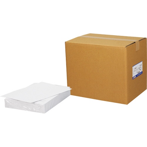 小林クリエイト　汎用カットシート　Ａ４　横ミシン１本　２分割　Ａ４Ｍ５５Ｙ１　１箱（２５００枚：５００枚×５冊）3