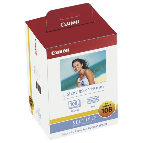 キヤノン　カラーインク／ペーパーセット　ＫＬ－３６ＩＰ　３Ｐ　０７０２Ｂ００１　１セット（３パック）1