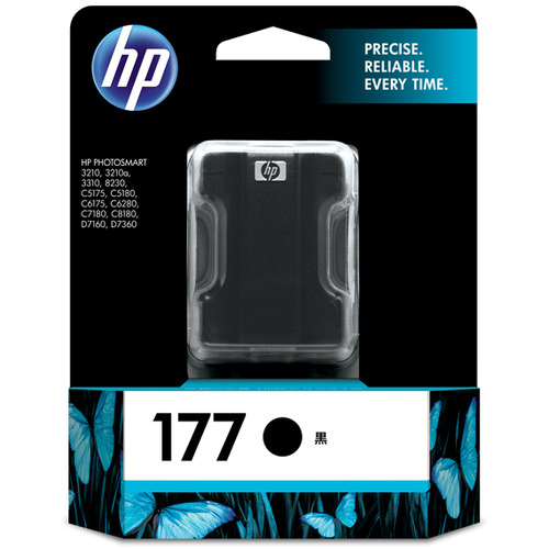 【クリックでお店のこの商品のページへ】HP HP177 インクカートリッジ 黒 C8721HJ 1個 C8721HJ
