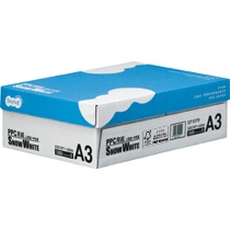 ＴＡＮＯＳＥＥ　ＰＰＣ用紙　ＳＮＯＷ　ＷＨＩＴＥ　Ａ３　１箱（１５００枚：５００枚×３冊）1