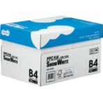 ＴＡＮＯＳＥＥ　ＰＰＣ用紙　ＳＮＯＷ　ＷＨＩＴＥ　Ｂ４　１箱（２５００枚：５００枚×５冊）