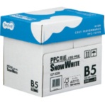 ＴＡＮＯＳＥＥ　ＰＰＣ用紙　ＳＮＯＷ　ＷＨＩＴＥ　Ｂ５　１箱（２５００枚：５００枚×５冊）