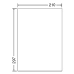 東洋印刷　ナナクリエイト　マルチタイプラベル　Ａ４　ノーカット　ＣＬ－７　１箱（５００シート：１００シート×５冊）