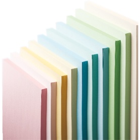 長門屋商店　Ｃｏｌｏｒ　Ｐａｐｅｒ　Ａ３　中厚口　クリーム　ナ－１２０３　１冊（１００枚）