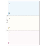 ヒサゴ　マルチプリンタ帳票　Ｂ４　カラー　３面（ブルー／クリーム／ピンク）　６穴　ＢＰ２０７２Ｚ　１箱（１２００枚）