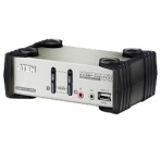ＡＴＥＮ　２ポート　デュアルインターフェース対応　ＵＳＢ２．０ＫＶＭＰスイッチ　ＯＳＤ機能付　ＣＳ１７３２Ｂ　１台
