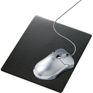 エレコム　光学式マウス推奨　３ステップアプローチ　マウスパッド　ブラックメタリック　ＭＰ－１０８ＢＫ　１枚2