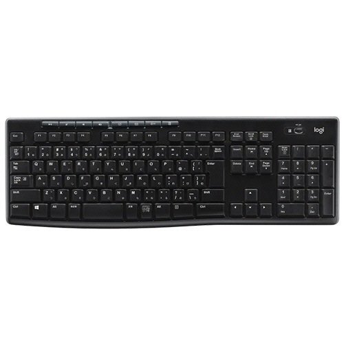 ロジクール　ワイヤレスキーボード　Ｋ２７０　ブラック　Ｋ２７０　１台1