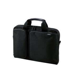 エレコム　キャリングバッグ　ＺＥＲＯＳＨＯＣＫ　スリムタイプ　１３．３型対応　ブラック　ＺＳＢ－ＢＭ００６ＮＢＫ　１個