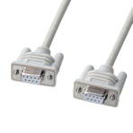 サンワサプライ　エコＲＳ－２３２Ｃケーブル　クロス　Ｄ－Ｓｕｂ９ｐｉｎメス　２．０ｍ　ＫＲ－ＥＣＬＫ２　１本