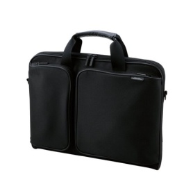 エレコム　キャリングバッグ　ＺＥＲＯＳＨＯＣＫ　スリムタイプ　１６．４型対応　ブラック　ＺＳＢ－ＢＭ００５ＮＢＫ　１個