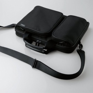 エレコム　キャリングバッグ　ＺＥＲＯＳＨＯＣＫ　スリムタイプ　１６．４型対応　ブラック　ＺＳＢ－ＢＭ００５ＮＢＫ　１個2