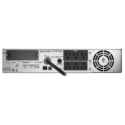 ＡＰＣ（シュナイダーエレクトリック）　Ｓｍａｒｔ－ＵＰＳ　１５００　ＲＭ　２Ｕ　ＬＣＤ　１００Ｖ　ラックマウント型　１５００ＶＡ／１２００Ｗ　ＳＭＴ１５００ＲＭＪ２Ｕ　１台2