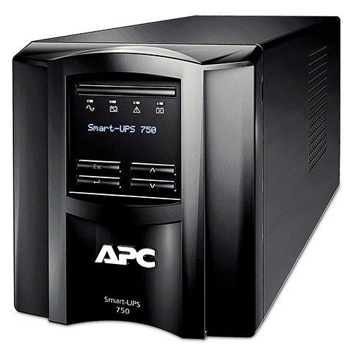 ＡＰＣ（シュナイダーエレクトリック）　ＵＰＳ　無停電電源装置　Ｓｍａｒｔ－ＵＰＳ　７５０　ＬＣＤ　１００Ｖ　タワー型　７５０ＶＡ／５００Ｗ　ＳＭＴ７５０Ｊ　１台1