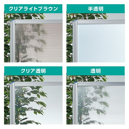 ダイセン　アルミスクリーンパーティション　コンビ　幅６００×高さ１８００ｍｍ　上１段透明・下３段半透明　ＰＸ－０６１８－Ｃ　１枚2