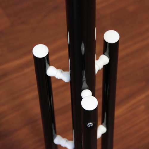 不二貿易　パイプポールハンガー　幅５１０×奥行４４０×高さ１７６０ｍｍ　ブラック　ＦＢ－１７６ＮＢＫ　１台5