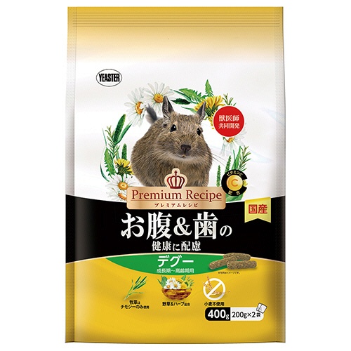 イースター　プレミアムレシピ　デグー　お腹＆歯の健康に配慮　４００ｇ（２００ｇ×２袋）　１パック1