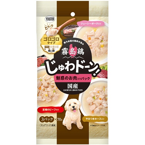 イースター　霧島鶏　じゅわドーン！　ゴロゴロ　魅惑のお肉入りパック　２１０ｇ（７０ｇ×３袋）　１パック1