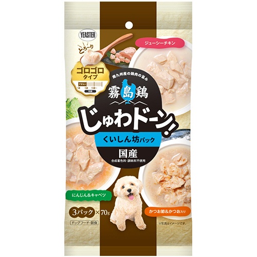 イースター　霧島鶏　じゅわドーン！　ゴロゴロ　くいしん坊パック　２１０ｇ（７０ｇ×３袋）　１パック1