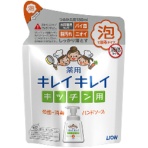 ライオン　キレイキレイ　薬用　キッチン泡ハンドソープ　つめかえ用　１８０ｍＬ　１個
