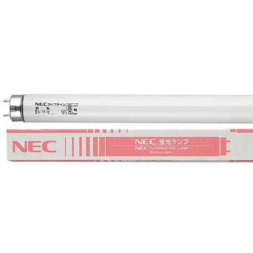 【クリックで詳細表示】NEC 蛍光ランプ ライフライン 直管グロースタータ形 10W形 白色 FL10W/4K-L 1パック(4本) FL10W/4K-L