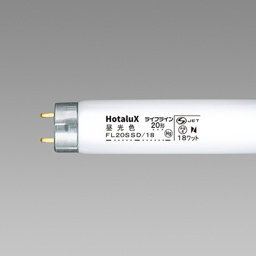 ホタルクス（ＮＥＣ）　蛍光ランプ　ライフライン　直管グロースタータ形　２０Ｗ形　昼光色　ＦＬ２０ＳＳＤ１８／４Ｋ－Ｌ　１パック（４本）1