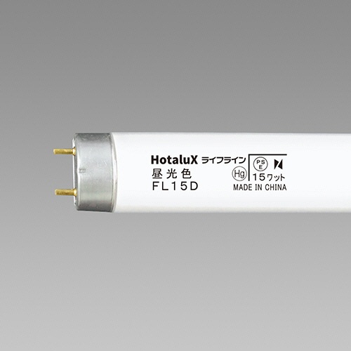 ホタルクス（ＮＥＣ）　蛍光ランプ　ライフライン　直管グロースタータ形　１５Ｗ形　昼光色　ＦＬ１５Ｄ／４Ｋ－Ｌ　１パック（４本）1