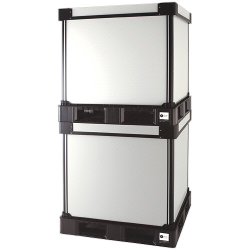 岐阜プラスチック工業　ピタフィット（パレット付）　ＳＦタイプ　９００Ｈ　ナチュラル　ＴＥＳＦ－Ｔ１０－Ｈ９００Ｘ１０　１セット（１０台）4