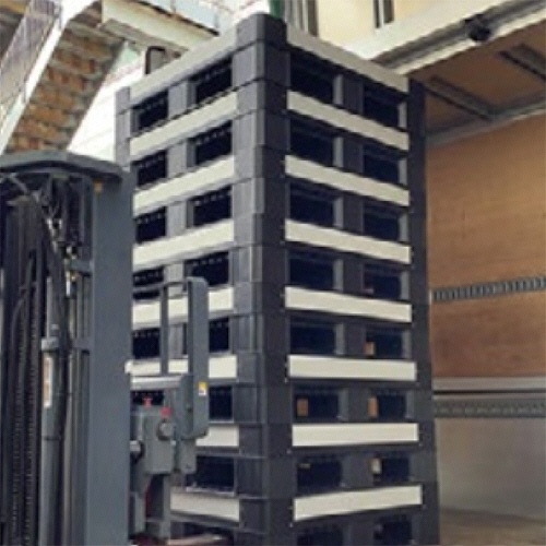 岐阜プラスチック工業　ピタフィット（パレット付）　ＳＦタイプ　９００Ｈ　ナチュラル　ＴＥＳＦ－Ｔ１０－Ｈ９００Ｘ１０　１セット（１０台）5