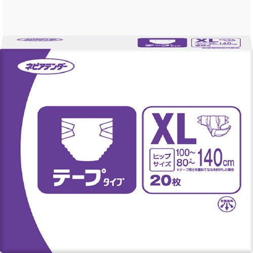 王子ネピア　ネピアテンダー　テープタイプ　ＸＬ　１パック（２０枚）1