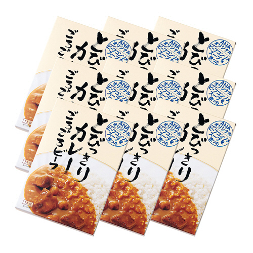 【クリックで詳細表示】ANAフーズ ANAオリジナル とびっきりビーフカレー 9個入 1セット 2021205