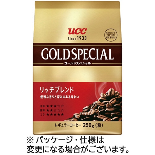 ＵＣＣ　ゴールドスペシャル　リッチブレンド　２５０ｇ（粉）　１袋1