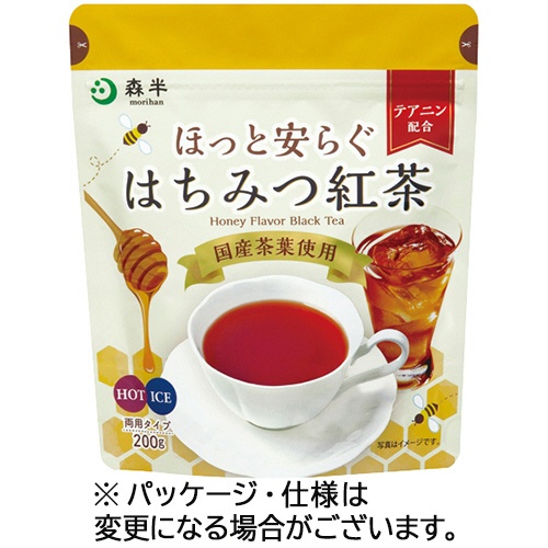 共栄製茶　森半　ほっと安らぐはちみつ紅茶　２００ｇ　１パック1