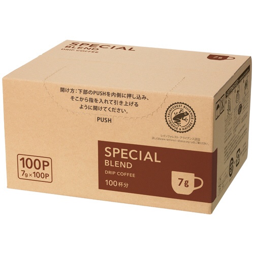 ユニカフェ　ドリップコーヒー　オリジナル　スペシャルブレンド　７ｇ　１箱（１００袋）2