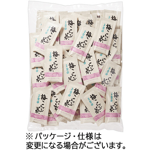 たのめーる】玉露園 梅こんぶ茶 2g/袋 1パック(100袋)の通販