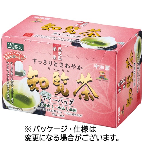 宇治園　鹿児島県産　知覧茶ティーバッグ　１箱（２０バッグ）1