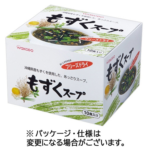 アサヒグループ食品　ＷＡＫＯＤＯ　もずくスープ　３．６ｇ　１箱（１０食）1