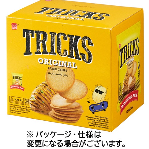 ドーバーフィールド　ファーイースト　トリックス　ベイクドチップス　オリジナル味　１５ｇ／袋　１箱（１２袋）1