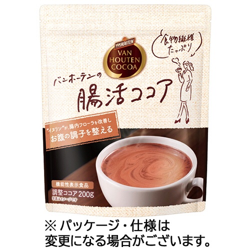 片岡物産　バンホーテンの腸活ココア　２００ｇ　１パック1
