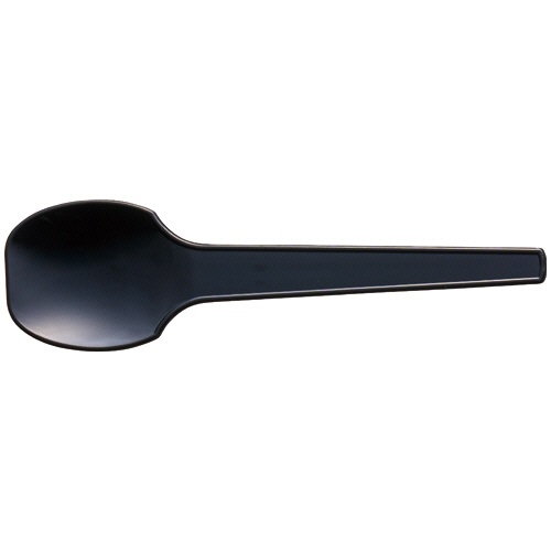 シモジマ　ＨＥＩＫＯ　プラスチックスプーン　１０ｃｍ　黒　単袋　＃００４５１３０１６　１パック（１００本）1