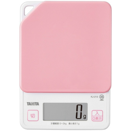 タニタ　デジタルクッキングスケール　２ｋｇ　ストロベリーピンク　ＫＪ－２１３－ＰＫ　１台1