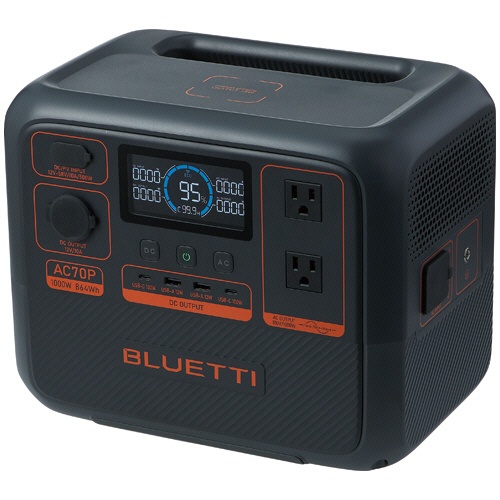ブルーティ　小型ポータブル電源　８６４Ｗｈ　ＡＣ７０Ｐ　１台1