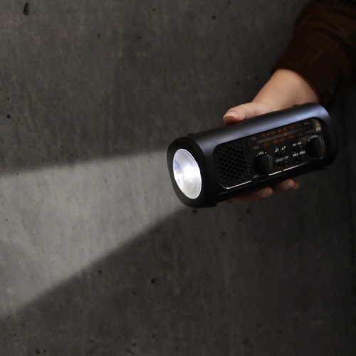 ドリテック　さすだけ充電ラジオライト３　ブラック　ＰＲ－３２３ＲＢＫ　１台4