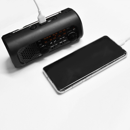 ドリテック　さすだけ充電ラジオライト３　ブラック　ＰＲ－３２３ＲＢＫ　１台5