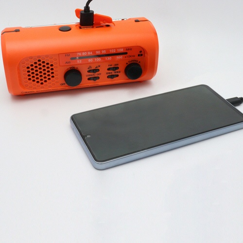 ドリテック　さすだけ充電ラジオライト３　オレンジ　ＰＲ－３２３ＲＯＲ　１台5
