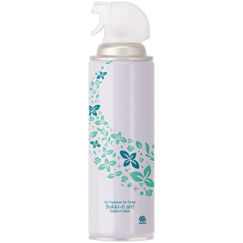 アース製薬　トイレの消臭スプレー　スッキーリエア！　スッキーリミントの香り　３５０ｍＬ　１本1