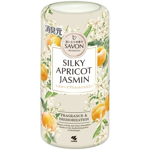 小林製薬　消臭元　ＳＡＶＯＮ　シルキーアプリコットジャスミンの香り　本体　４００ｍＬ　１個1