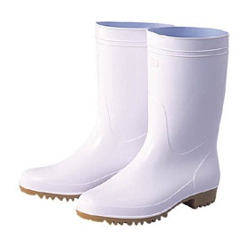 福山ゴム工業　耐油衛生長靴（アメ底）　２５．０ｃｍ　白　ＴＥＡ－２５．０　１セット（１足）