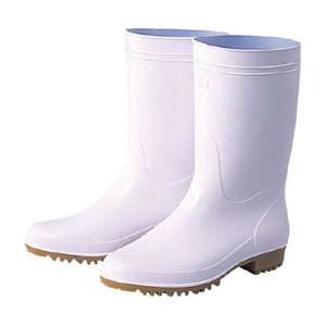 福山ゴム工業　耐油衛生長靴（アメ底）　２５．０ｃｍ　白　ＴＥＡ－２５．０　１セット（１足）1