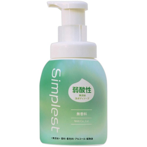 マックス　Ｓｉｍｐｌｅｓｔ　弱酸性無添加泡ボディソープ　本体　４００ｍＬ　１本1